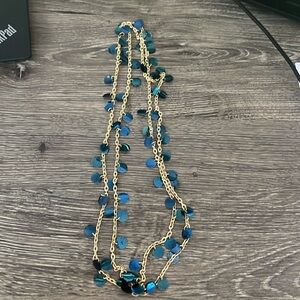 Womens extra long necklace - doubled up for Photo